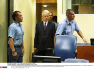 THE HAGUE : Radovan Karadzic-International Criminal Tribunal