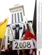 SAINT DIZIER : Manifestation des salaries de l'entreprise MIKO