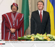 KIEV: Libyan leader Moamer Kadhafi