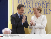 GERMANY : Angela Merkel - Charlemagne prize 2008