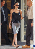 Angelina Jolie dropping her son Maddox Jolie-Pitt at his school at the Lycee Francais in New York, America - 26 Sep 2007