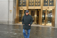 Bernard Madoff leaves Court