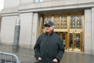 Bernard Madoff leaves Court