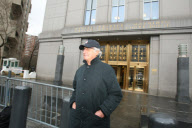 Bernard Madoff leaves Court
