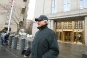 Bernard Madoff leaves Court