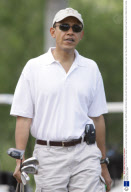 United States President-elect Barack Obama playing a round of golf, near Kailua, Hawaii, America - 21 Dec 2008