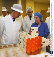 Prince Charles visits the Dorchester Chocolate Factory in Poundbury, Dorset, Britain - 12 Dec 2008