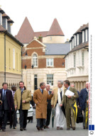 PRINCE CHARLES VISITING POUNDBURY, DORSET, BRITAIN - 18 NOV 2003