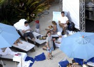 jennifer Aniston, Courtney cox-arquette, leonardo dicaprio, bar rafaeli, tobey maguire, ethan hawke, david arquette, jennifer Meyer