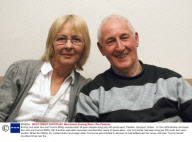 Brother and sister Ken and Yvonne Whitty reunited after 38 years despite living only 300 yards apart, Reddish, Stockport, Britain - 31 Dec 2008