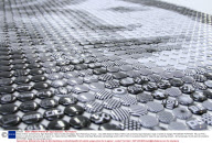 'State of Mine' self portrait by Egor Bashakov made of 2,300 pin badges, Saint Petersburg, Russia  - Dec 2008