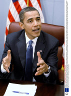 President-elect Obama meets with his economic advisors at the transition headquarters  in Washington DC, America - 05 Jan 2009