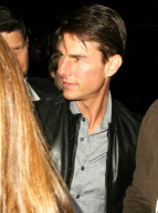 Tom Cruise Wearing Leather at Buffalo Club Party