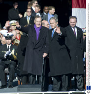 Commissioning Ceremony of the US Navy's Newest, and Final, Nimitz-Class Aircraft Carrier is Named After the 41st President of the United States George H.W. Bush, Norfolk, Virginia, America - 10 Jan 2009