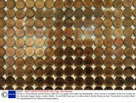 Portrait of  Prime Minister Gordon Brown made from 1p copper coins titled 'Hey Big Spender', which will be on exhibition at the 21st London Art Fair, Business Design Center, London, Britain -13 Jan 2009