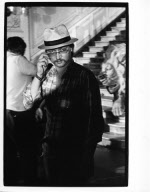 FASSBINDER RAINER WERNER, *05.31.1946, +06.10.1982, GERMAN, STAGE DIRECTOR, HALF FIGURE, FILM SHOOTING; MARTHA, PAUSE; REST, SEVENTIES; 70S, ROME, ITALY