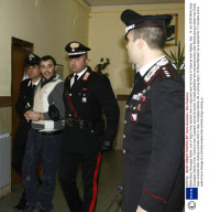 Mafia Boss Giuseppe Setola, one of Italy's most wanted men is captured near his home in Caserta near Naples, Italy - 14 Jan 2009