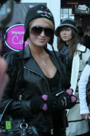 Paris Hilton is a pretty kittie in Park City, UT.