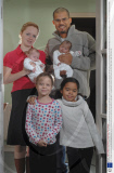 The family with two sets of black and white twins, Britain - 30 Dec 2008