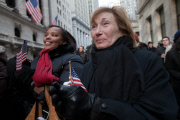 New Yorkers watch Obama inauguration