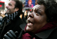 USA Obama Inauguration Seen in NYC