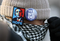 (2)U.S.-WASHINGTON-OBAMA-INAUGURATION PARADE-WAITING