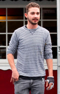Shia Labeouf Having a Bagless Lunch