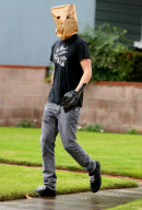 Shia Labeouf Having a Bagless Lunch