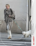 PARIS : Patricia Kaas walks her dog