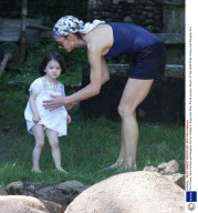 Tom Cruise, Katie Holmes and Daughter Suri on Holiday in Angra dos Reis, Rio de Janeiro, Brazil - 01 Feb 2009