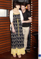 Tom Cruise and Katie Holmes leaving Leblon Sushi in Rio de Janeiro, Brazil - 01 Feb 2009