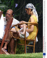 Tom Cruise, Katie Holmes and Daughter Suri on Holiday in Angra dos Reis, Rio de Janeiro, Brazil - 01 Feb 2009