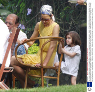 Tom Cruise, Katie Holmes and Daughter Suri on Holiday in Angra dos Reis, Rio de Janeiro, Brazil - 01 Feb 2009