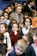 queen paola at the st-peter school