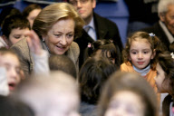 queen paola at the st-peter school