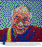 Rubikcubism, Rubik Cube art of the Invader - Jan 2009