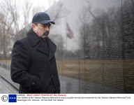 Tom Selleck at the Vietnam Veterans Memorial to record a public service announcement for the Vietnam Veterans Memorial Fund, Washington DC, America - 03 Feb 2009