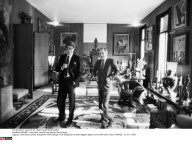 FRANCE : Yves Saint Laurent and partner Pierre Berge.