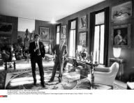 FRANCE : Yves Saint Laurent and partner Pierre Berge.