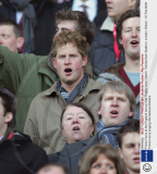 Prince Harry at the England versus Italy Rugby Union Match, Twickenham Stadium, London, Britain - 07 Feb 2009