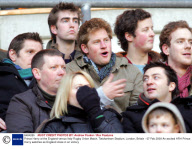 Prince Harry at the England versus Italy Rugby Union Match, Twickenham Stadium, London, Britain - 07 Feb 2009