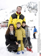 VILLARS-SUR-OLLON : Prince Joachim and family on ski holiday