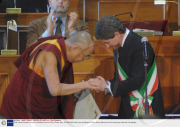 Dalai Lama receives Honorary Citizenship from the City of Rome, Italy - 09 Feb 2009