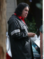 No US rights | KISS band member GENE SIMMONS is filming a segment for his reality show