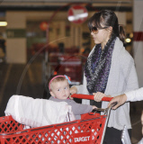 JESSICA ALBA SHOPPING AT TARGET