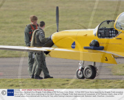 Prince Harry learning to fly a Slingsby Firefly plane at RAF Barkston, Lincs, Britain - 16 Feb 2009
