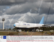 The Jumbo Hostel, the world's first hostel built onboard a real Boeing 747-200 Jumbo Jet, Stockholm Arlanda Airport, Sweden - Feb 2009