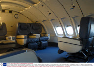 The Jumbo Hostel, the world's first hostel built onboard a real Boeing 747-200 Jumbo Jet, Stockholm Arlanda Airport, Sweden - Feb 2009