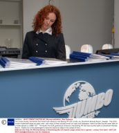 The Jumbo Hostel, the world's first hostel built onboard a real Boeing 747-200 Jumbo Jet, Stockholm Arlanda Airport, Sweden - Feb 2009