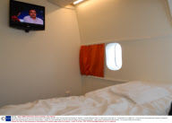 The Jumbo Hostel, the world's first hostel built onboard a real Boeing 747-200 Jumbo Jet, Stockholm Arlanda Airport, Sweden - Feb 2009